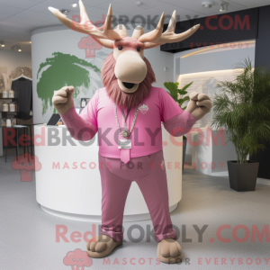 Pink Irish Elk maskot...
