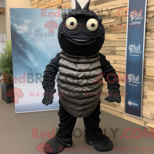 Máscara preta Trilobite com...