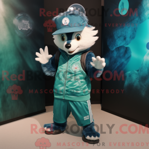 Postava maskota Teal Badger...