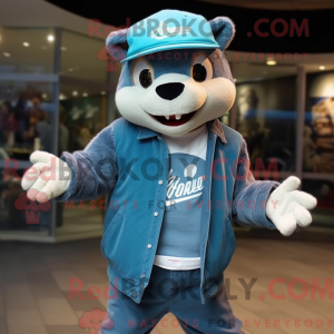 Postava maskota Teal Badger...