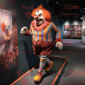 Rust Evil Clown mascot...