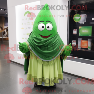 Komkommer mascotte kostuum...