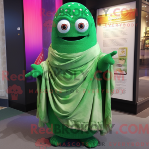 Agurk maskot drakt karaktär...