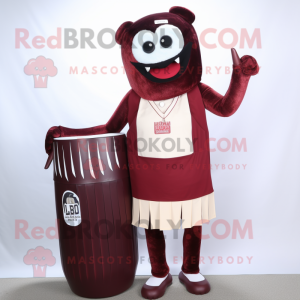 Maroon Bbq Ribs mascotte...