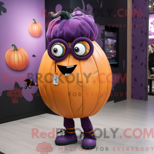Personaggio mascotte zucca...