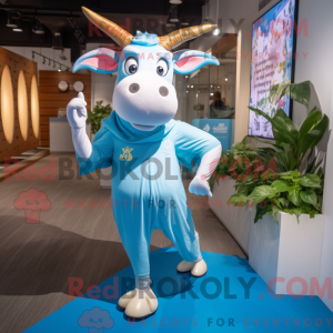 Postava maskota Sky Blue...