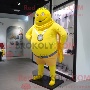 Citrongul Strongman maskot...