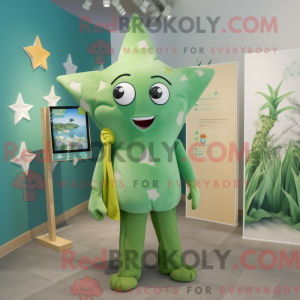 Green Starfish mascot...
