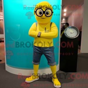 Yellow Wrist Watch mascot...