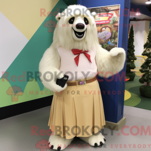 Disfraz de mascota del oso...