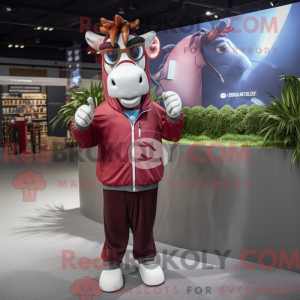 Maroon Quagga maskot...