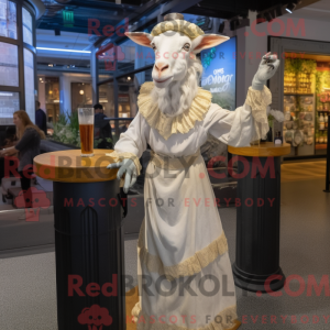 White Boer Goat mascot...