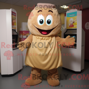 Tan Candy maskot kostume...