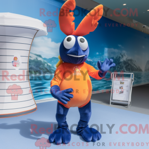 Navy Lobster Bisque maskot...