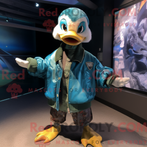 Teal Geese Maskottchen...