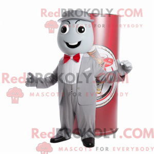 Gray Soda Can maskot...