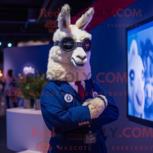 Marine Lama-mascottekostuum...