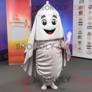 Silver Falafel mascot...