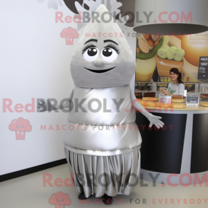 Silver Falafel mascot...