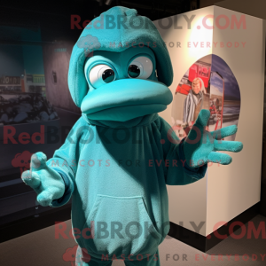 Disfraz de mascota Teal But...
