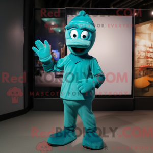 Disfraz de mascota Teal But...