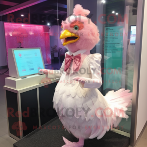 Pink Chicken mascotte...