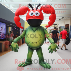 Olive Lobster maskot...