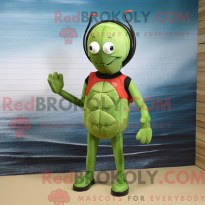 Olive Lobster maskot...