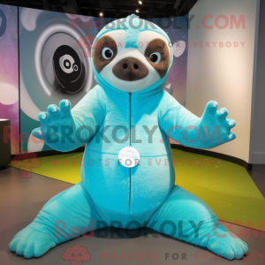 Disfraz de mascota Cyan...