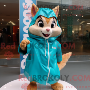 Máscara Cyan Chipmunk com...