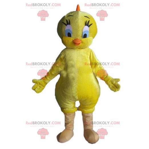 Mascot Titi famoso canario amarillo Looney Tunes -