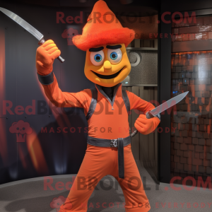 Orange Knife Thrower...