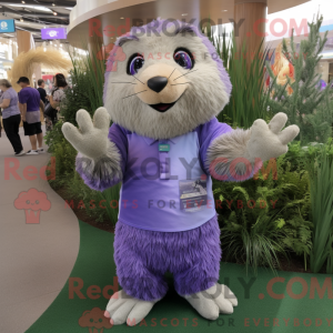 Lavender Marmot Maskottchen...