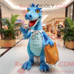 Postava maskota Sky Blue...