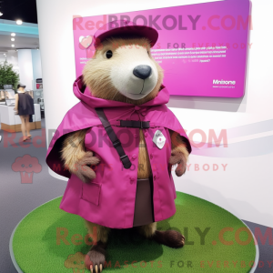 Disfraz de mascota Magenta...