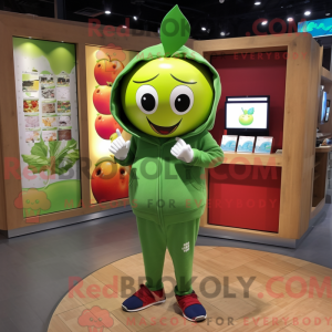 Oliven æble maskot kostume...
