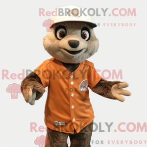Rust Meerkat maskot kostume...