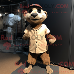 Rust Meerkat maskot kostume...