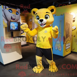 Personaggio mascotte Puma...