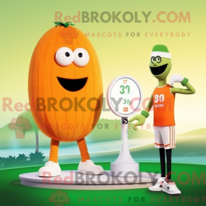 Orange Celery mascot...