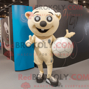 Beige voetbal...