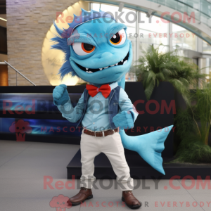 Turkis Barracuda maskot...