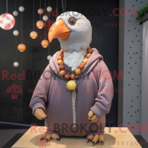 Peach Guinea Fowl mascot...