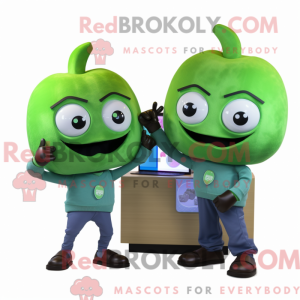 Postava maskota Green Plum...