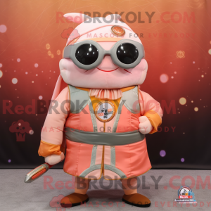 Peach Samurai mascot...