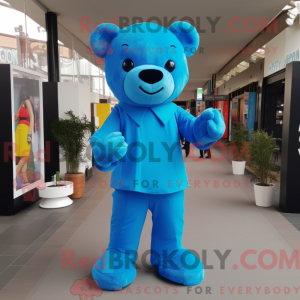 Blauwe teddybeer...