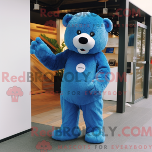 Blauwe teddybeer...