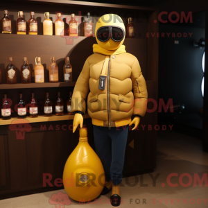 Gold Bottle Of Mustard...