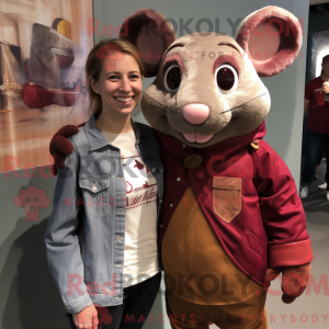 Maskotka Maroon Rat to...