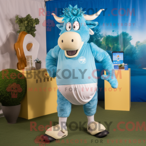 Cyan Beef Stroganoff mascot...